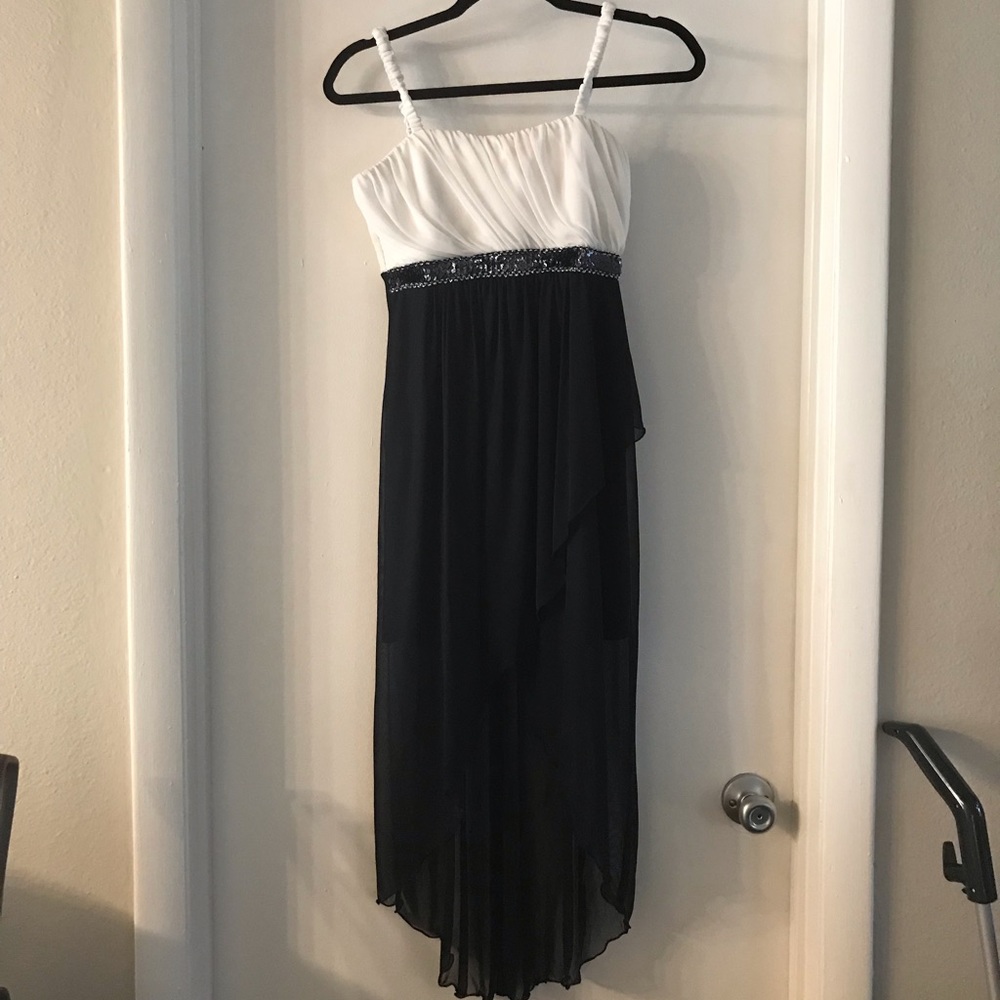 Navy Blue Evening Dress